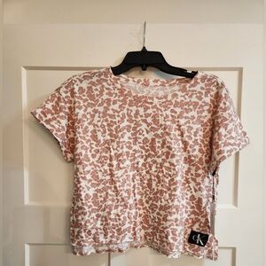 Calvin Klein rolled sleeve shirt. Size Small.  Nwt